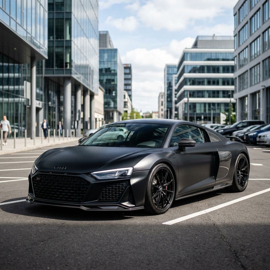 Audi R8 paint job preview