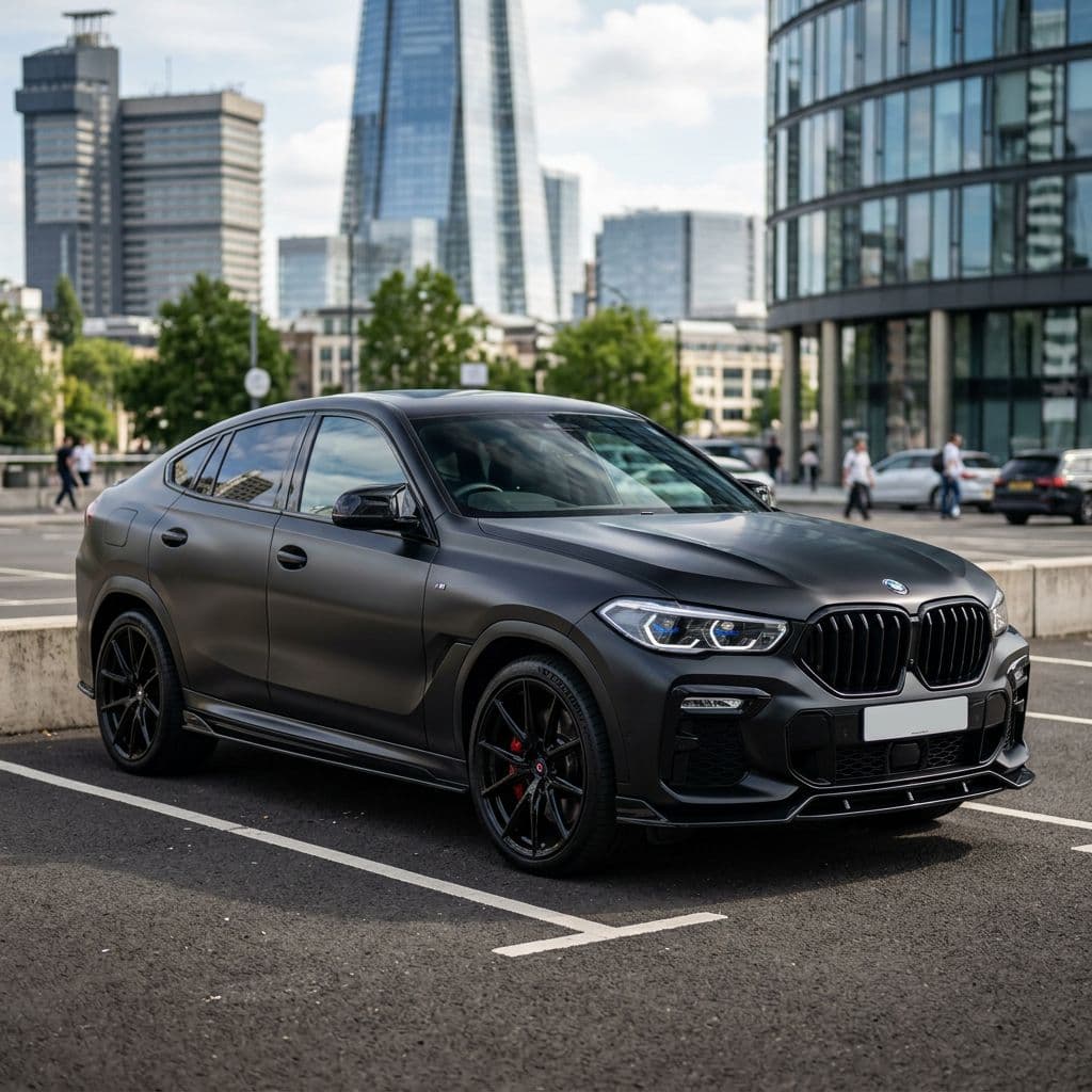 BMW X6 paint job preview