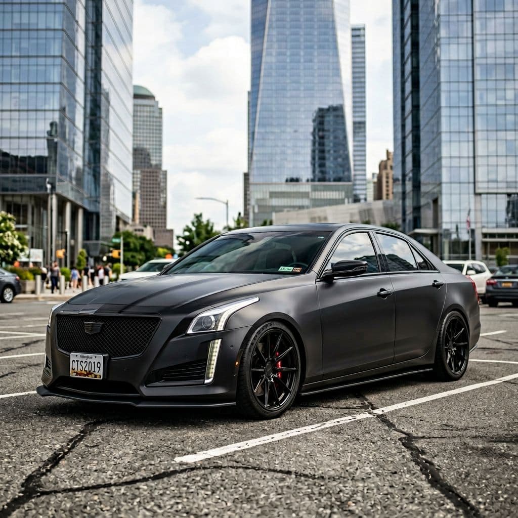 Cadillac CTS paint job preview