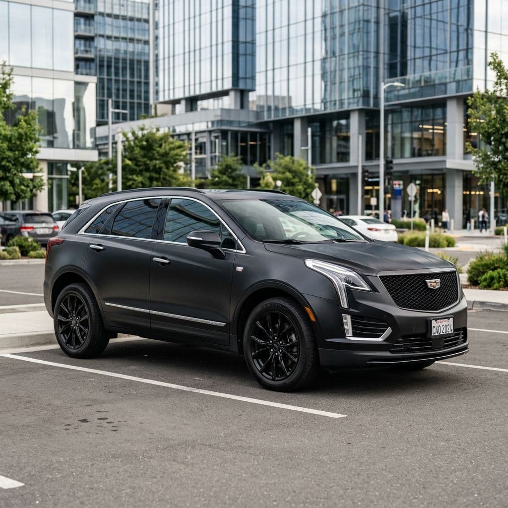 Cadillac XT5 paint job preview