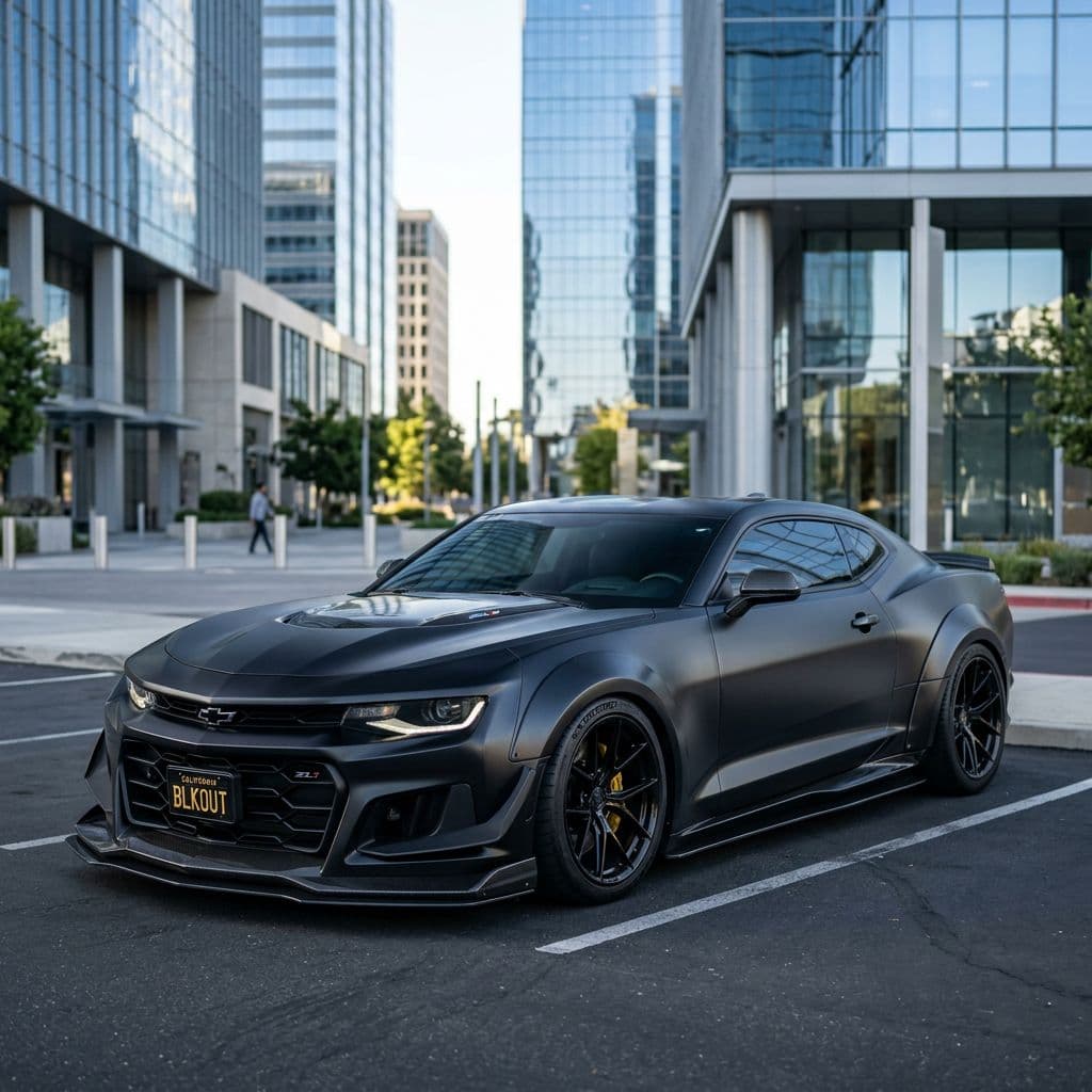 Chevrolet Camaro paint job preview