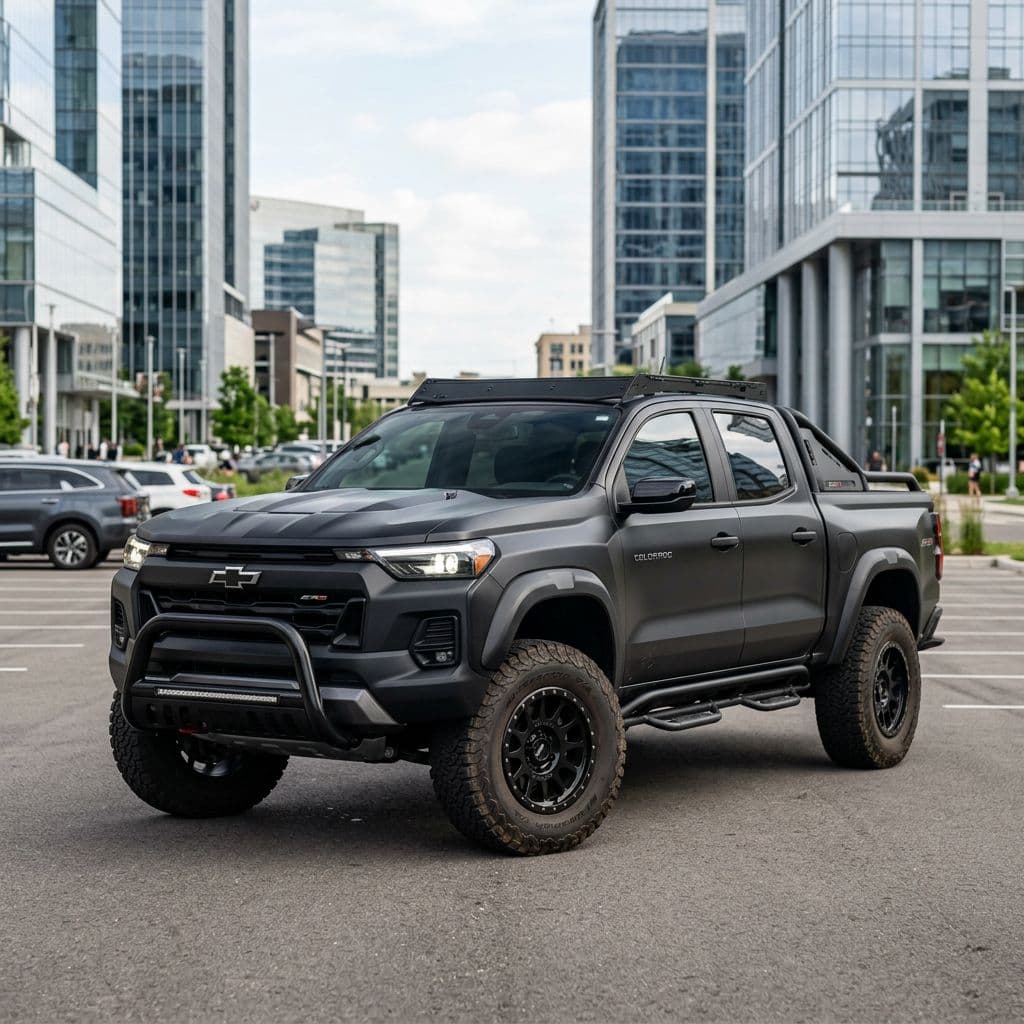 Chevrolet Colorado paint job preview