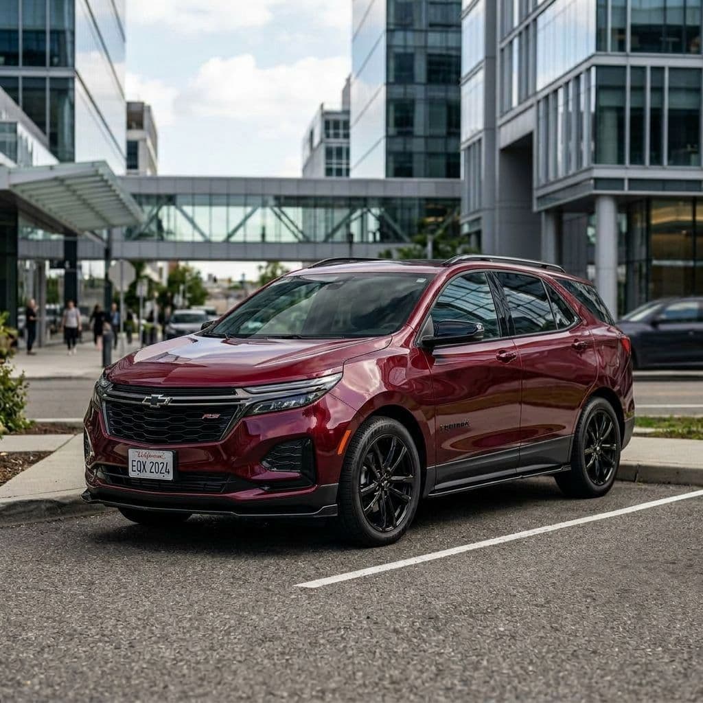 Chevrolet Equinox with Burgundy paint job - AI generated preview