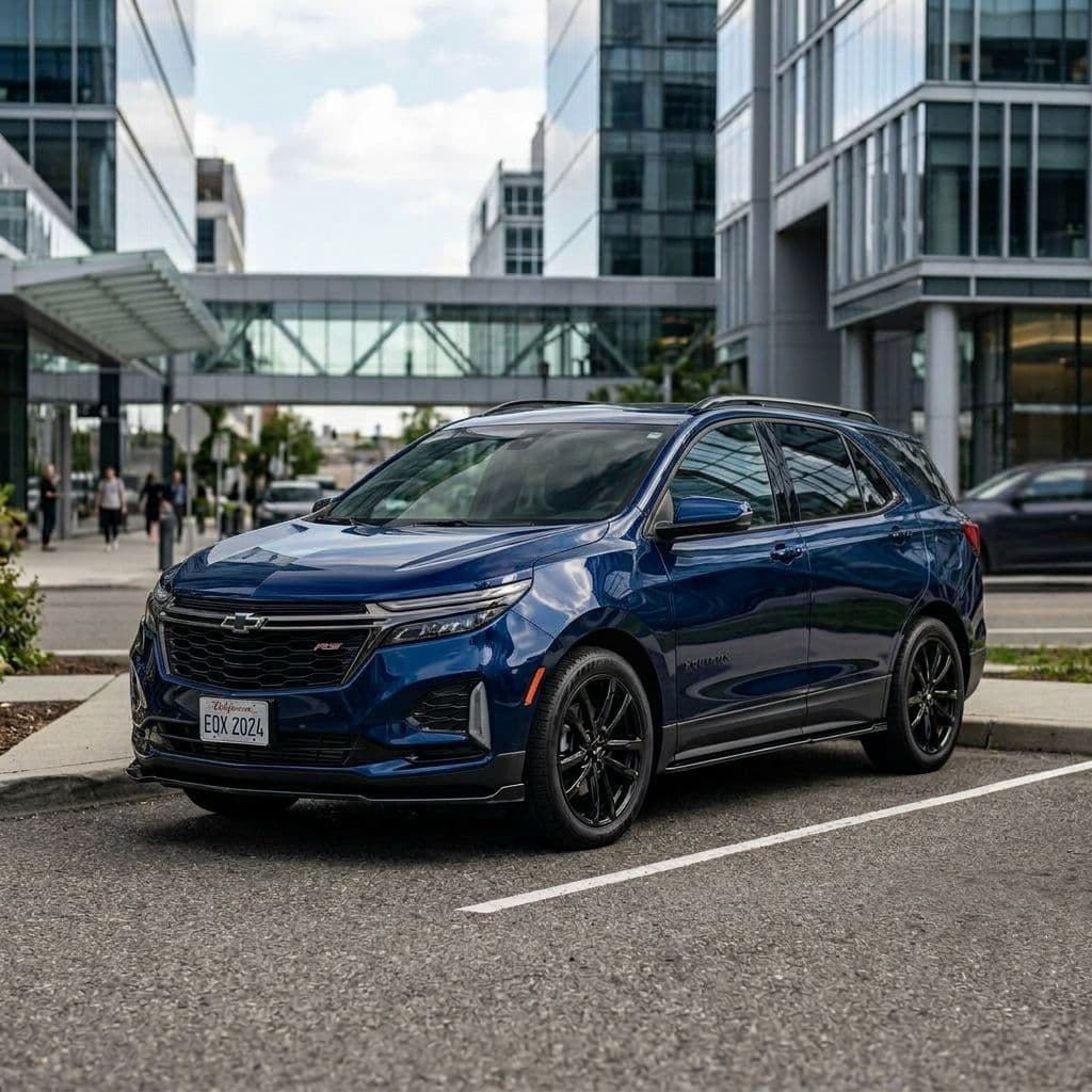 Chevrolet Equinox with Midnight Blue paint job - AI generated preview