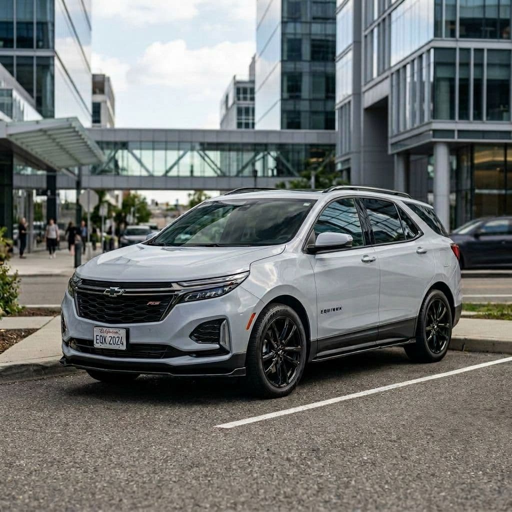 Chevrolet Equinox with Nardo Grey paint job - AI generated preview