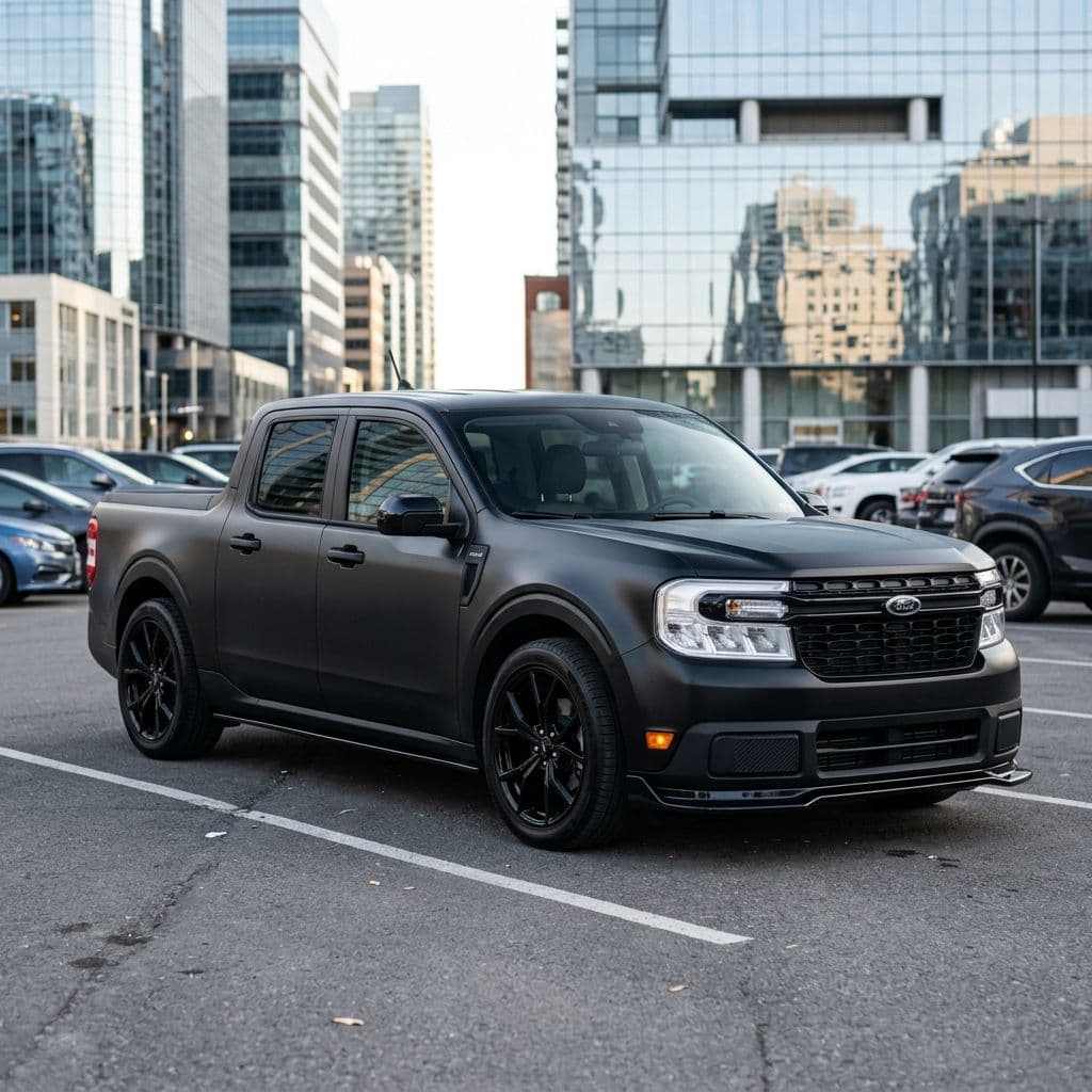 Ford Maverick paint job preview