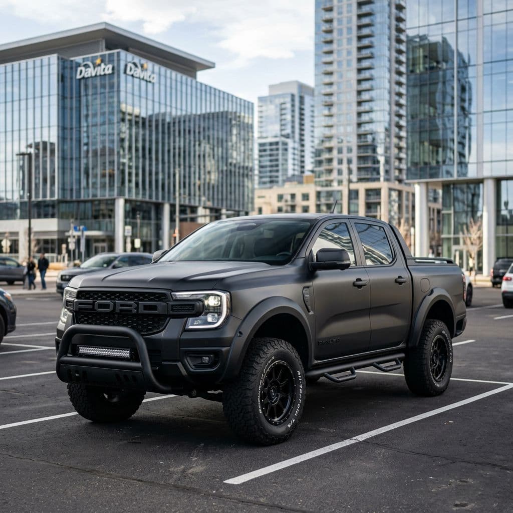 Ford Ranger paint job preview