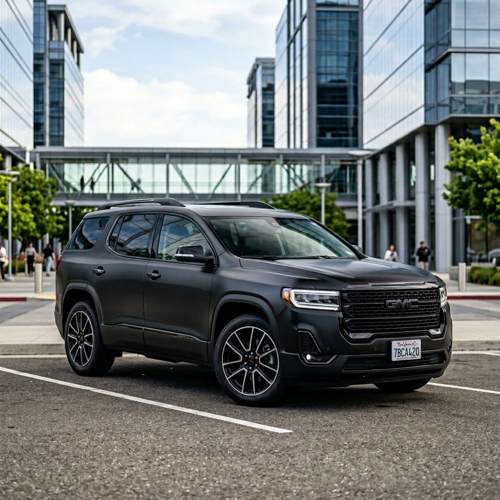 GMC Acadia paint job preview