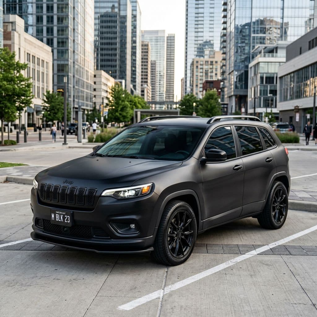 Jeep Cherokee paint job preview