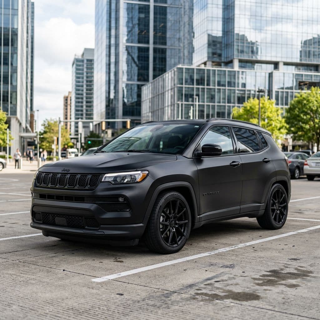 Jeep Compass paint job preview