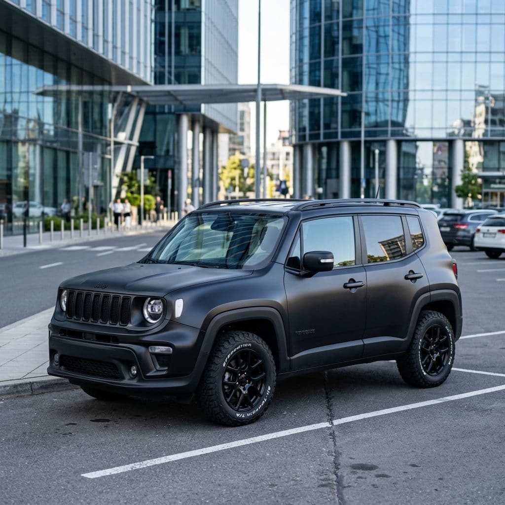 Jeep Renegade paint job preview