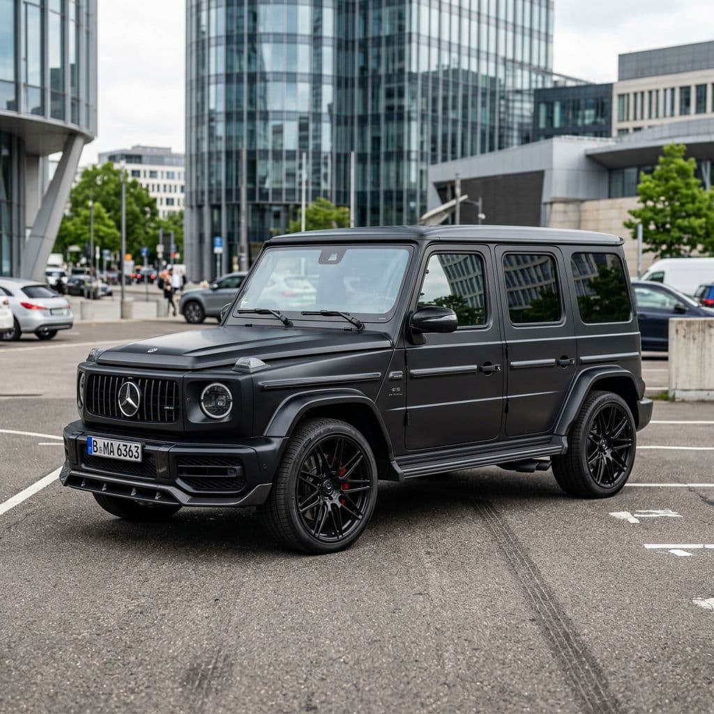 Mercedes-Benz AMG G 63 paint job preview