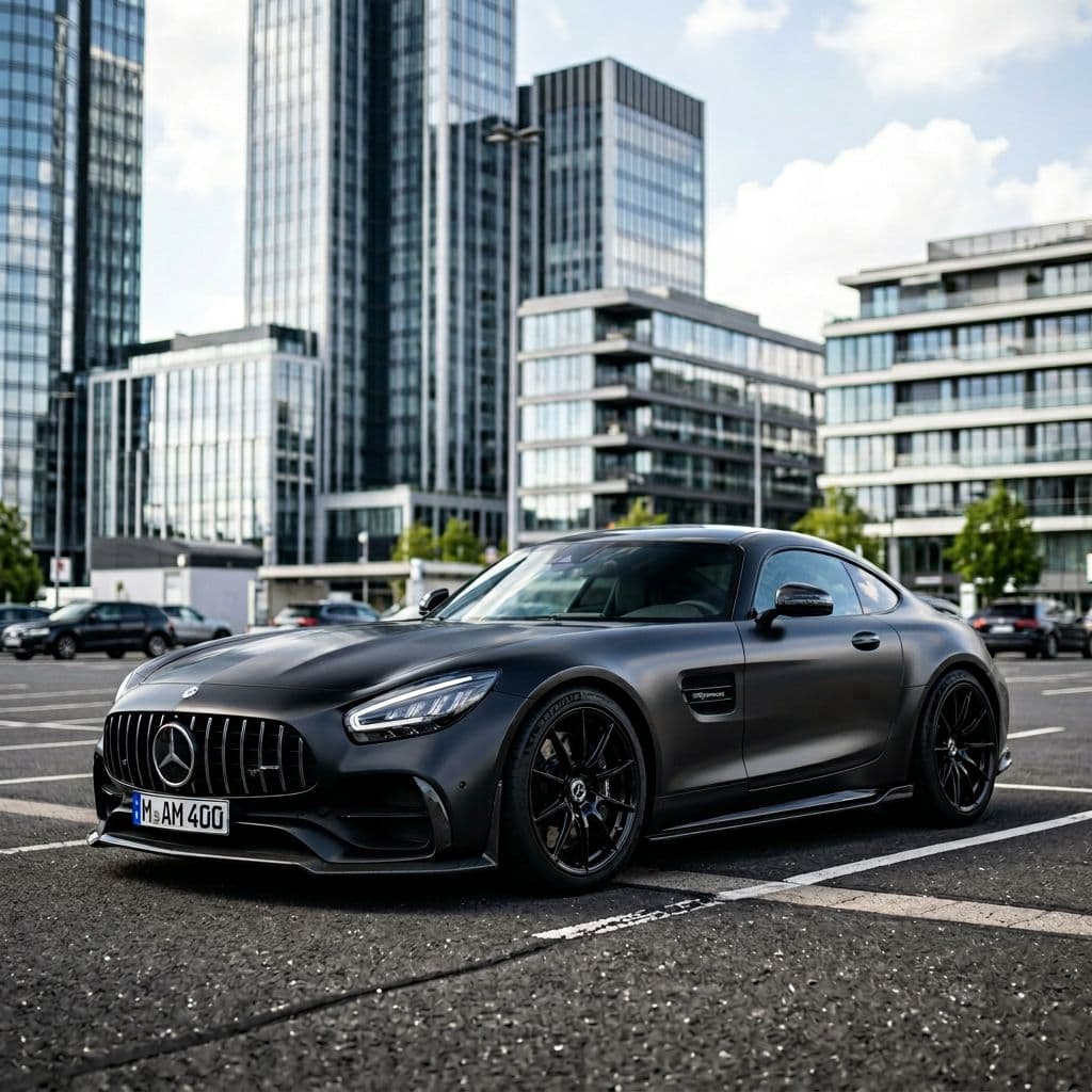 Mercedes-Benz AMG GT paint job preview