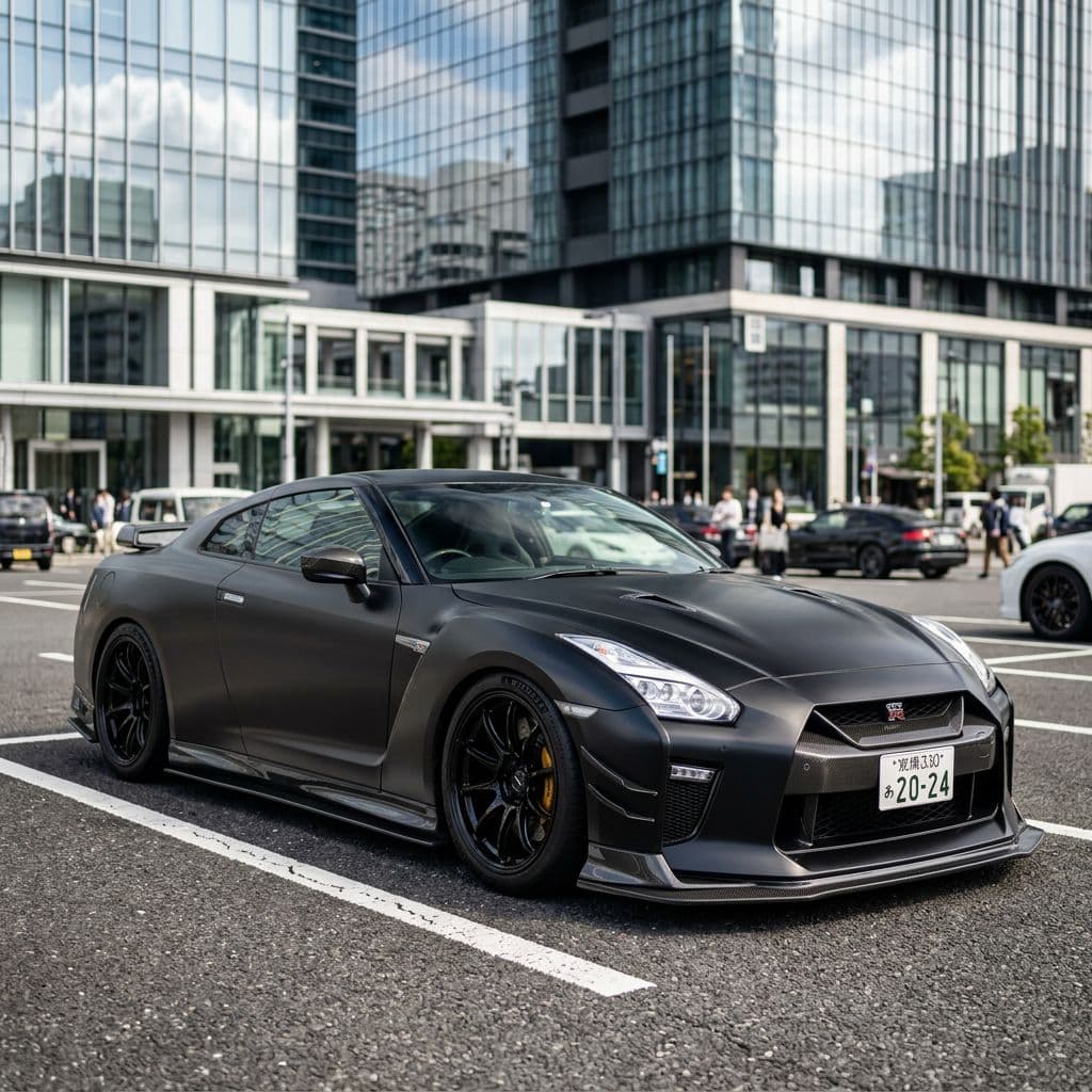 Nissan GT-R paint job preview