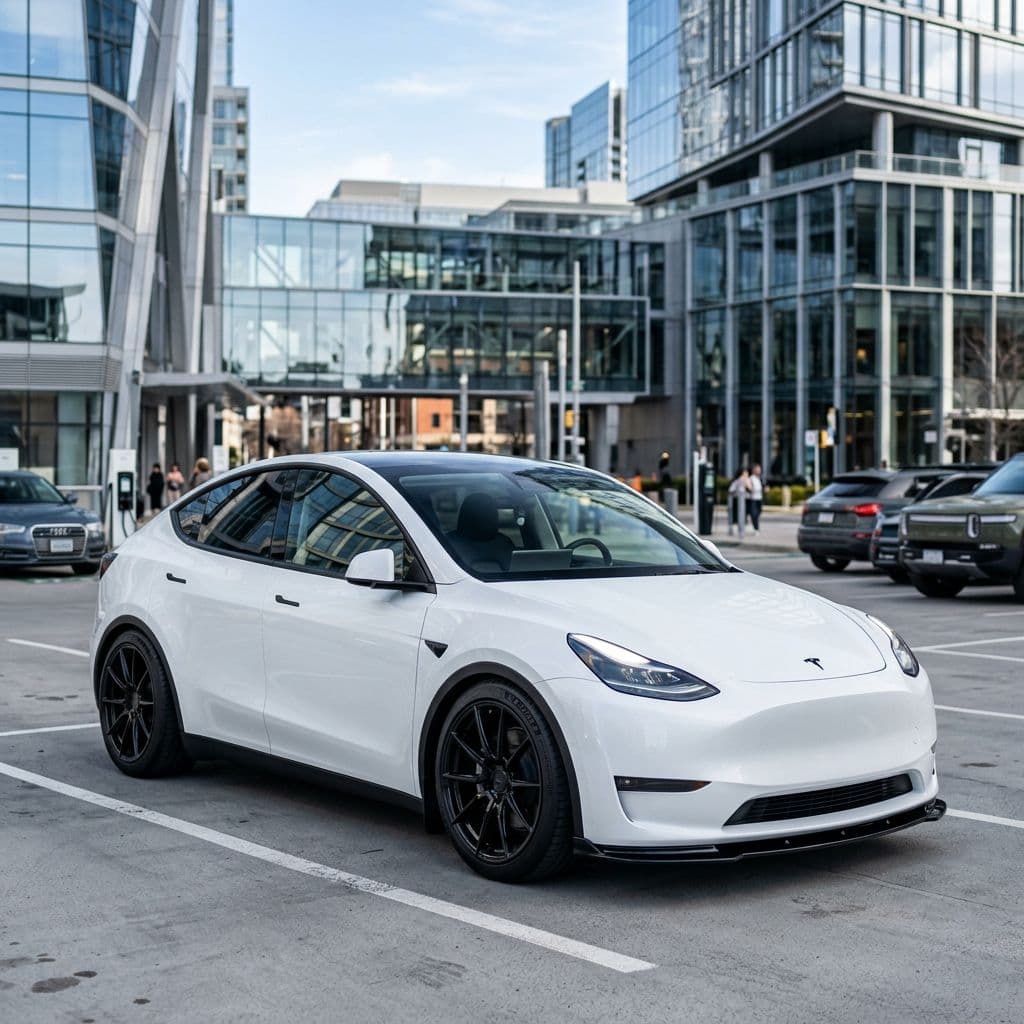 Tesla Model Y paint job preview