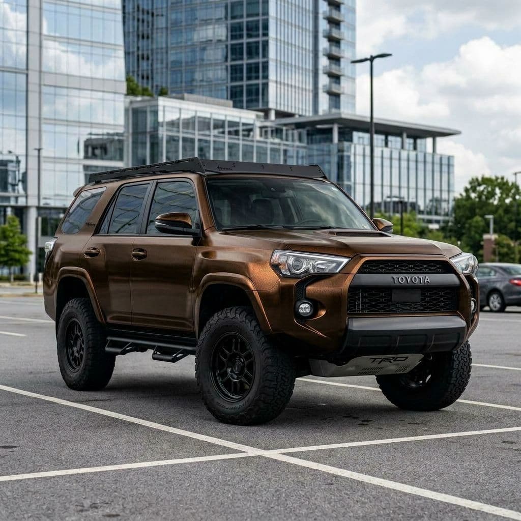 Toyota 4Runner with Bronze paint job - AI generated preview