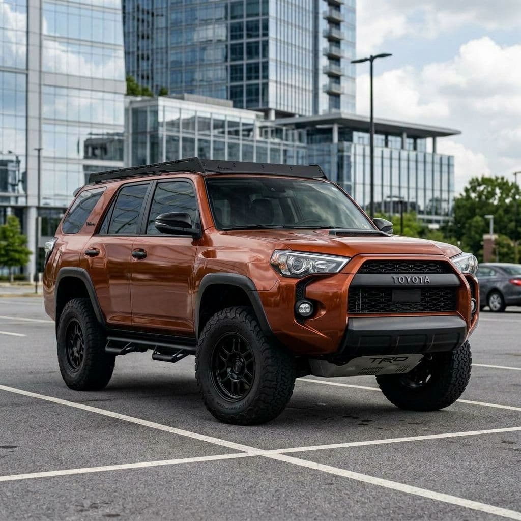 Toyota 4Runner with Copper paint job - AI generated preview