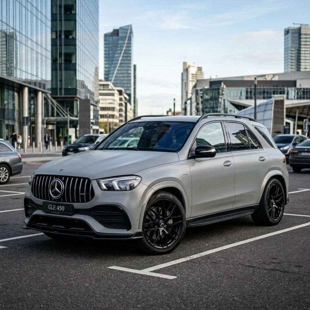 Mercedes-Benz GLE with Nardo Grey paint job - AI generated preview